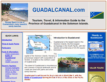 Tablet Screenshot of guadalcanal.com